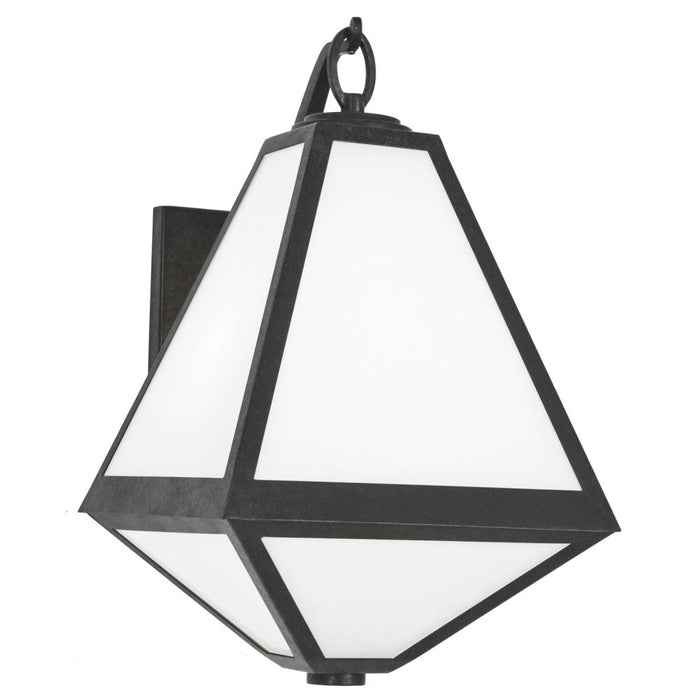 Crystorama Brian Patrick Flynn for Crystorama Glacier 2 Light Black Charcoal Outdoor Sconce