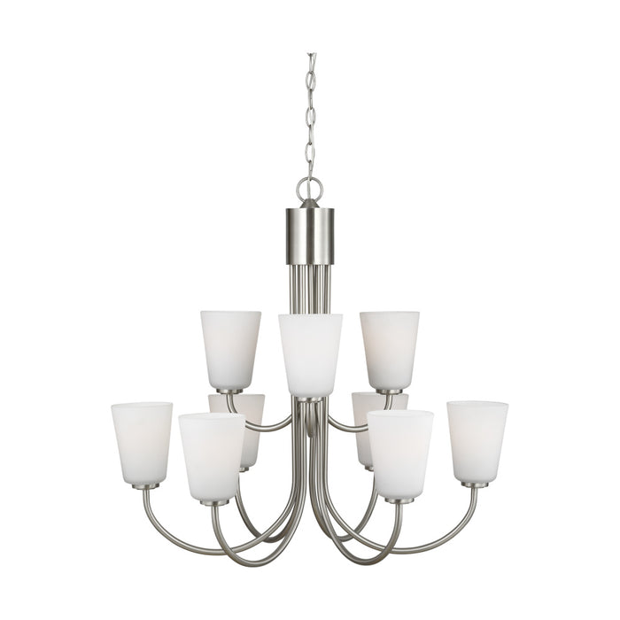Miles Nine Light Chandelier | GLC1139BS