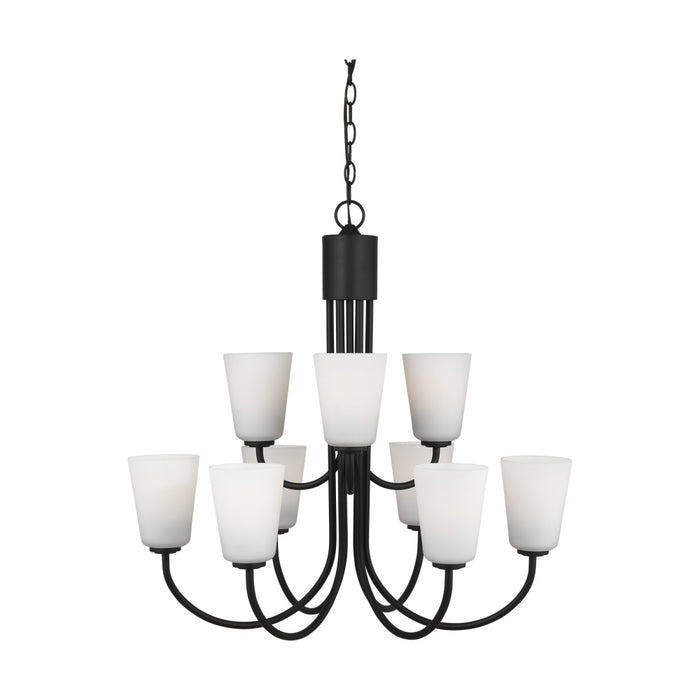 Miles Nine Light Chandelier | GLC1139MBK
