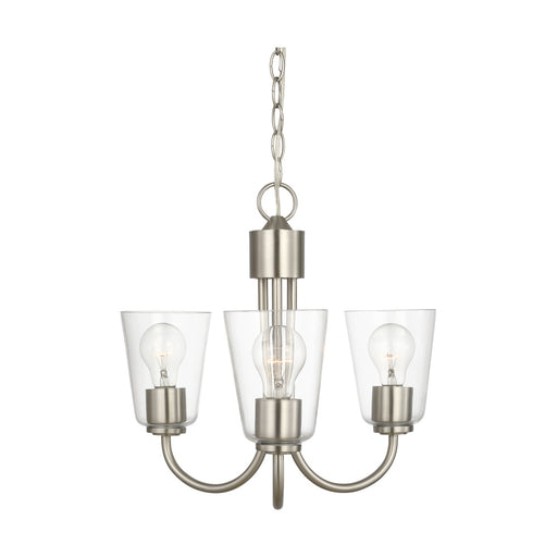 Miles Three Light Chandelier | GLC1153BS