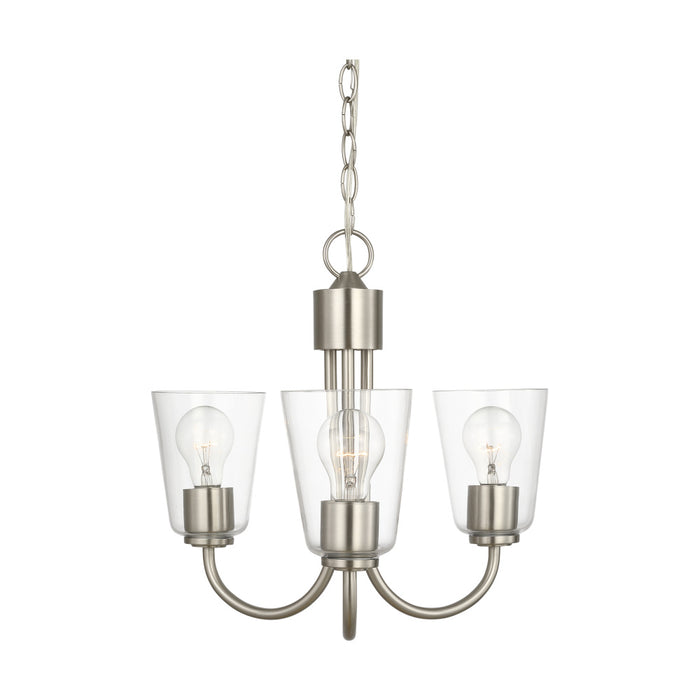 Miles Three Light Chandelier | GLC1153BS