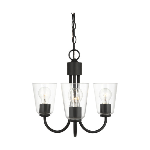 Miles Three Light Chandelier | GLC1153MBK