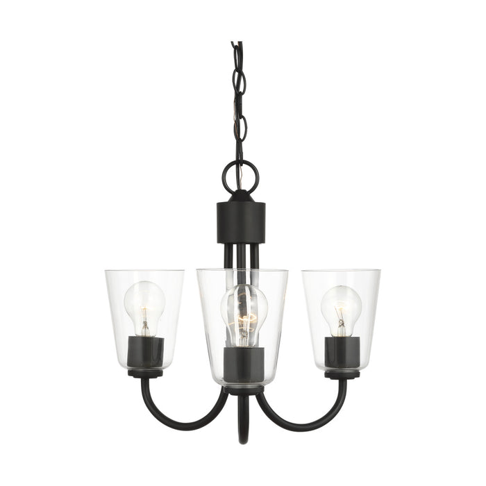 Miles Three Light Chandelier | GLC1153MBK