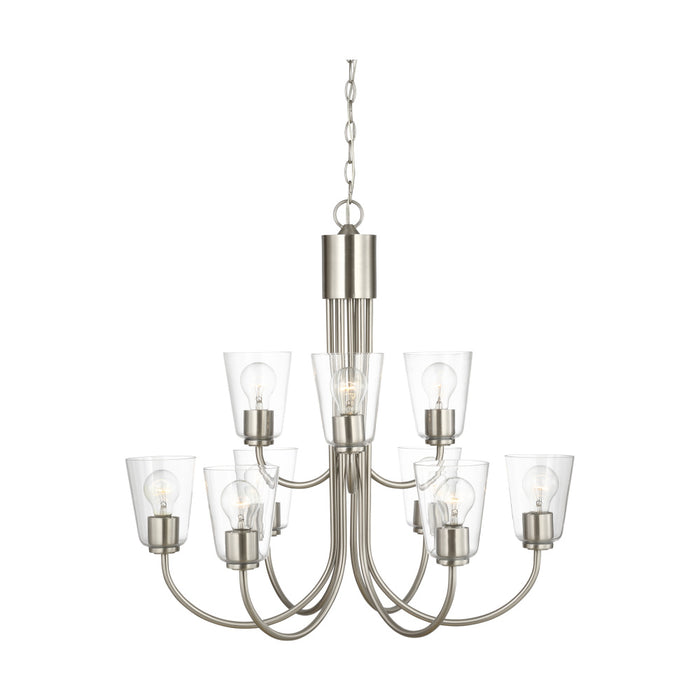Miles Nine Light Chandelier | GLC1169BS