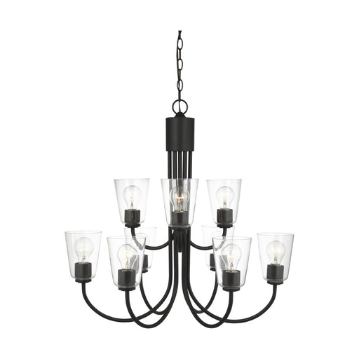 Miles Nine Light Chandelier | GLC1169MBK