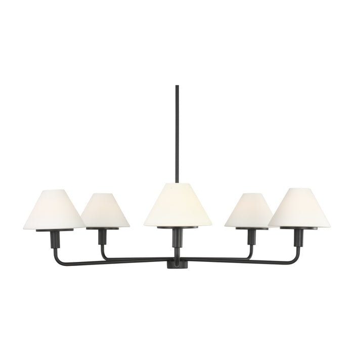 Mendota Five Light Chandelier | GLC1235MBK
