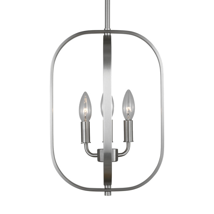 Loretto Three Light Chandelier | GLC1293BS