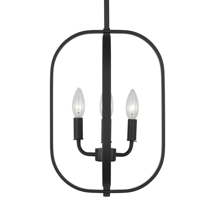Loretto Three Light Chandelier | GLC1293MBK