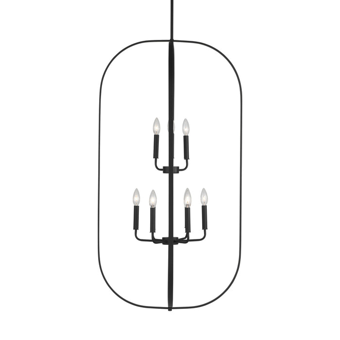 Loretto Nine Light Chandelier | GLC1329MBK