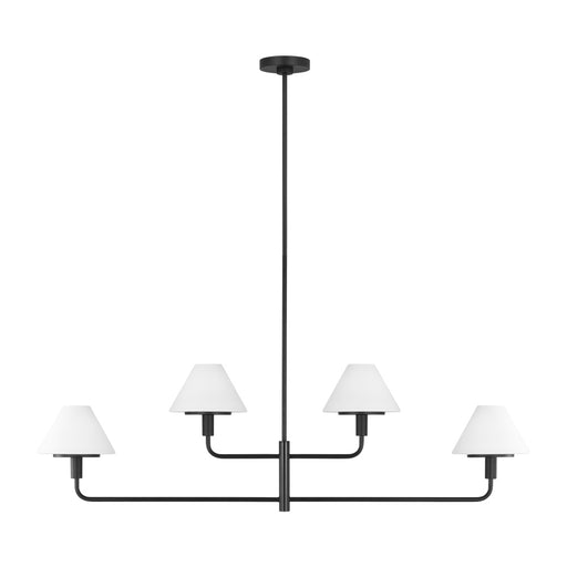 Mendota Four Light Chandelier | GLC1244MBK