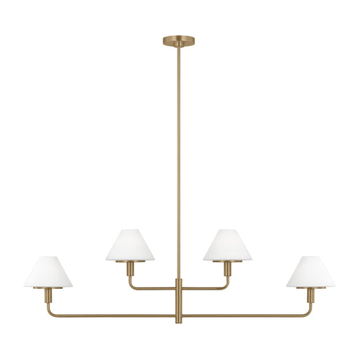 Mendota Four Light Chandelier | GLC1244SB