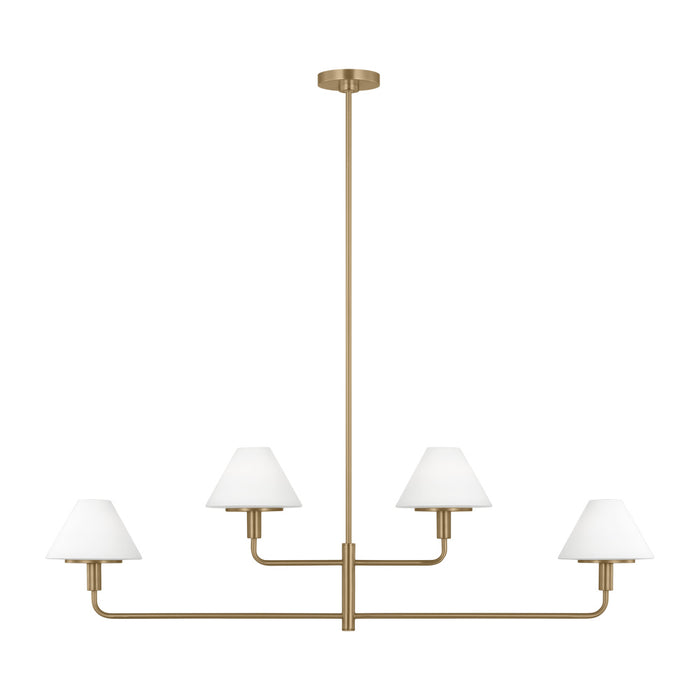 Mendota Four Light Chandelier | GLC1244SB