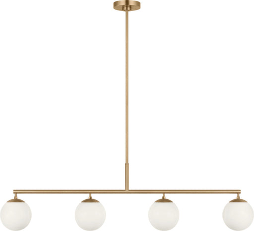 Nube Four Light Linear Chandelier | GLC1814SB