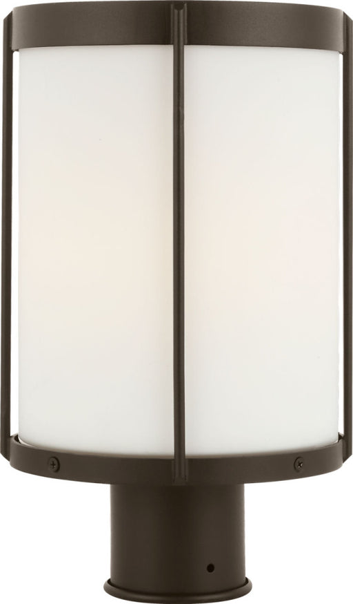 Luning 13 One Light Outdoor Post Lantern | GLO1741OE-ANBZ