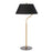 1 Light Aged Brass And Matte Black Table Lamp With Black Shade | GRD-281T-AGB-MB-BK
