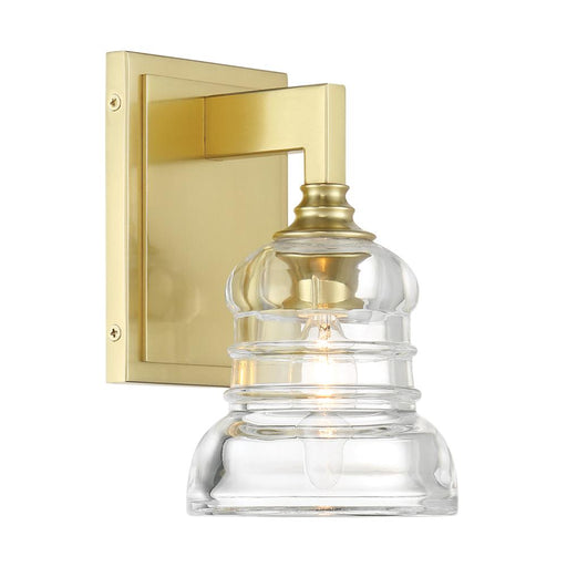 Gregory 1 Light Aged Brass Sconce | GRG-1041-AG
