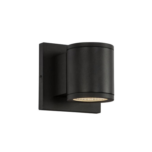 Kuzco Lighting Inc Griffith 4-in Textured Black LED Exterior Wall
