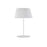 1 Lightt Rnd Base Table Lamp, Mb W/ Wh Shade | GTC-R281T-MW-WH