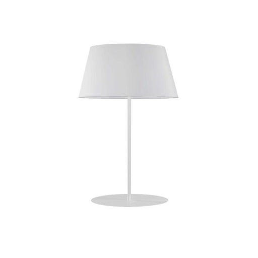 1lt Rnd Base Table Lamp, Mb W/ Wh Shade | GTC-R281T-MW-WH