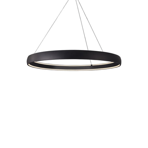 Halo 53-in Black Led Pendant | PD22753-BK-UNV-010