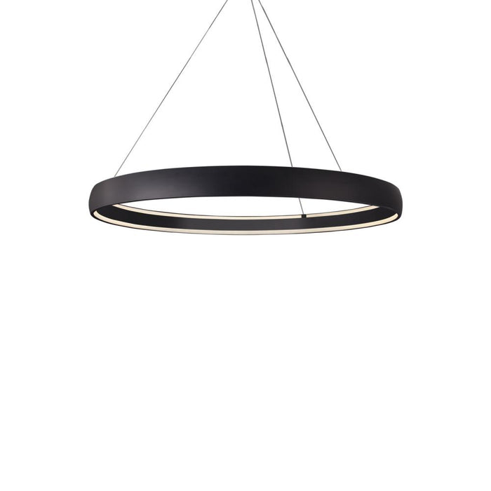 Halo 53-in Black Led Pendant | PD22753-BK-UNV-010