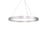 Halo 53-in Brushed Silver Led Pendant | PD22753-BS-UNV-010