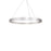 Kuzco Lighting Inc Halo 53-in Brushed Silver LED Pendant