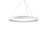 Halo 53-in White Led Pendant | PD22753-WH-UNV-010