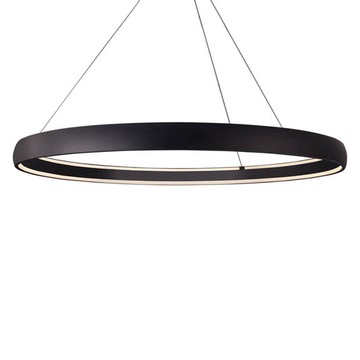 Halo 72-in Black Led Pendant | PD22772-BK-UNV-010