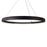 Halo 72-in Black Led Pendant | PD22772-BK
