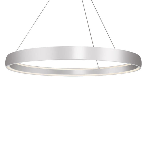 Halo 72-in Brushed Silver Led Pendant | PD22772-BS