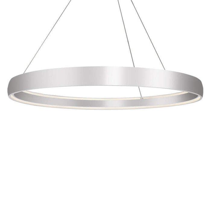 Halo 72-in Brushed Silver Led Pendant | PD22772-BS