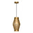 Hana 9-in Aged Gold/opal Matte Glass 1 Light Pendant | PD434509AGOP