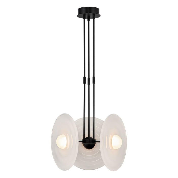Harbour 18-in Urban Bronze/glossy Opal Led Pendant | PD350318UBGO