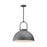 Harper 16-in Steel Shade 1 Light Pendant | PD504016SL