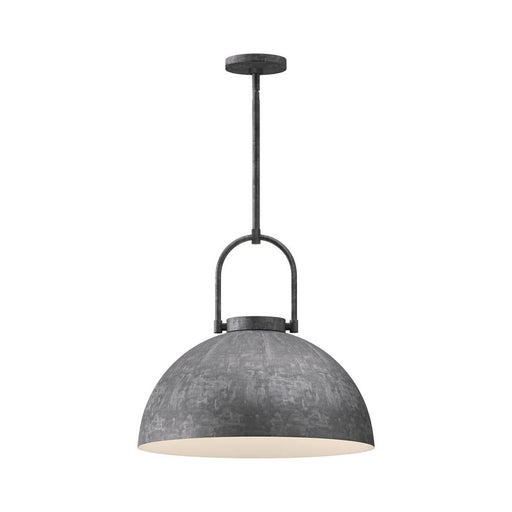 Harper 16-in Steel Shade 1 Light Pendant | PD504016SL
