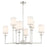 Hatfield 8 Light Polished Nickel Chandelier | HAT-478-PN