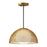 Haven 12-in Gold/opal Matte Glass 1 Light Pendant | PD402513GDOP