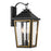 Hawkins 3 Light Matte Black + Textured Gold Outdoor Sconce | HAW-602-MK-TG