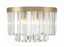 Crystorama Hayes 4 Light Aged Brass Ceiling Mount | HAY-1400-AG