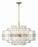 Crystorama Hayes 16 Light Aged Brass Chandelier