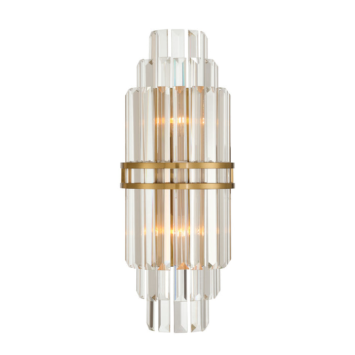 Hayes 7.5'' Aged Brass Sconce | HAY-1411-AG