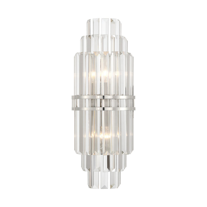 Hayes 7.5'' Polished Nickel Sconce | HAY-1411-PN