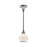 Alora Hazel 6-in Chrome/Opal Matte Glass 1 Light Pendant