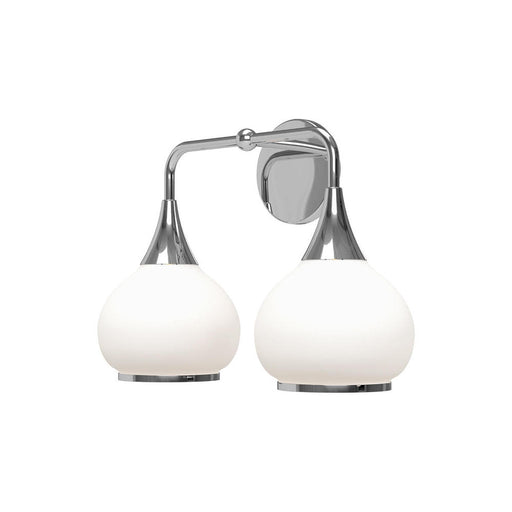 Hazel 17-in Chrome/opal Matte Glass 2 Lights Vanity | VL524217CHOP