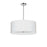  4 Light  Helena Pendant Pc, White W/white Diffuser | HEL-224P-PC-WH