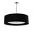  4 Light  Helena Pendant Pc, Black W/white Diffuser | HEL-304P-PC-BW