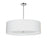  4 Light  Helena Pendant Pc, White W/white Diffuser | HEL-304P-PC-WH