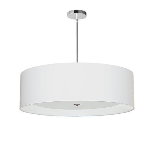  4 Light  Helena Pendant Pc, White W/white Diffuser | HEL-304P-PC-WH