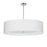  4 Light  Helena Pendant Pc, Wh W/wh Diffuser | HEL-344P-PC-WH